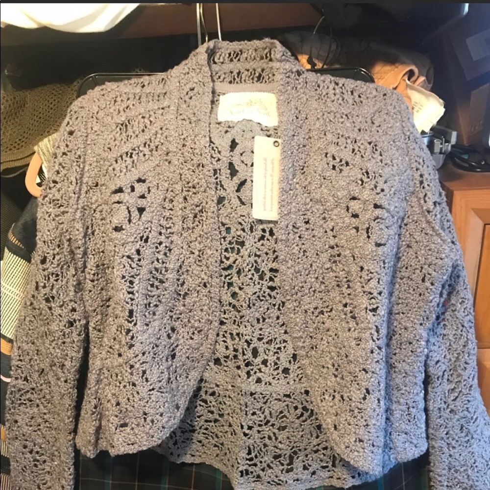 Anthropology beautifully knitted sweater.